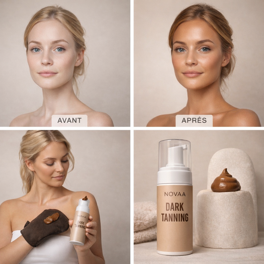 Set Mousse Bronzante Instantanée | Skinovaa Dark Tanning – Image 4