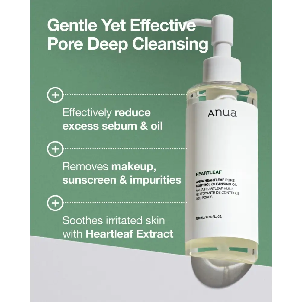 Anua Duo Double Nettoyage : Huile + Mousse Heartleaf – 200 + 150 ml – Image 4