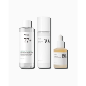 Anua Heartleaf Soothing Set : Lotion + Toner + Sérum – 200 + 250 + 30 ml