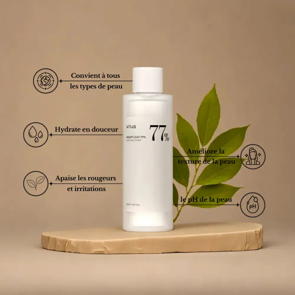 Anua - HEARTLEAF TONIQUE APAISANT 77% – Image 2
