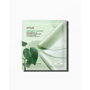 Anua Masque Collagène Apaisant 70% Heartleaf : Hydratation + Apaisement – 4 masques