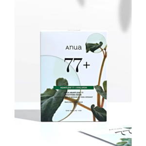 Anua Masque Tissu Apaisant 77 % Heartleaf + Hyaluron : Hydratation & Réconfort – 10 masques