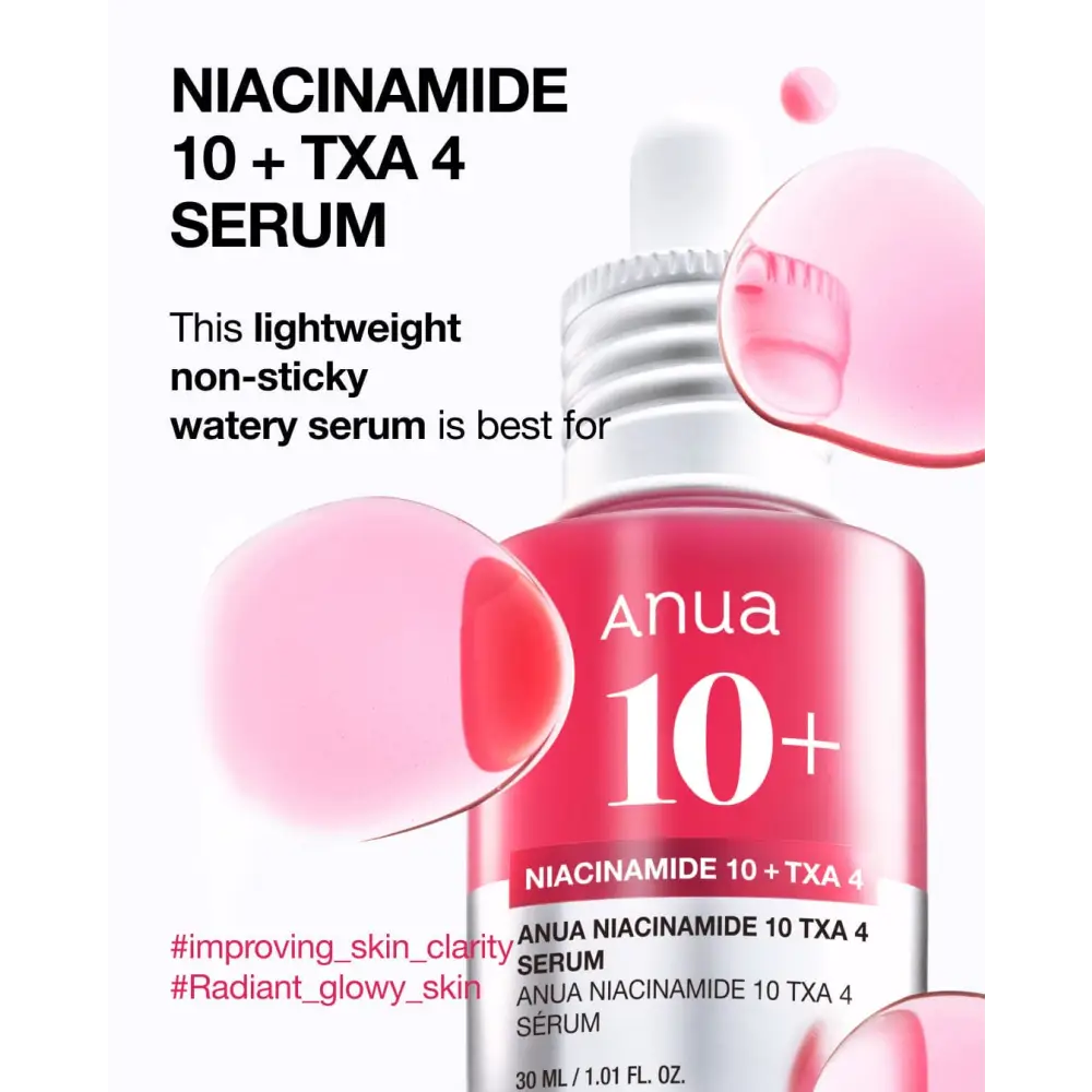 Anua Sérum Anti-Taches Niacinamide 10 % + TXA 4 % : Éclat & Correction – 30 ml – Image 4