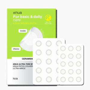 Anua Ultra‑Thin Spot Cover Patch : Cica + Céramide - 75 pcs