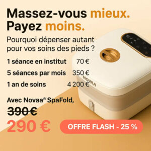 Alternative view of Bain de Pieds Chauffant | Massage Bulles & Pédicure Intégrée – Skinovaa SpaFold