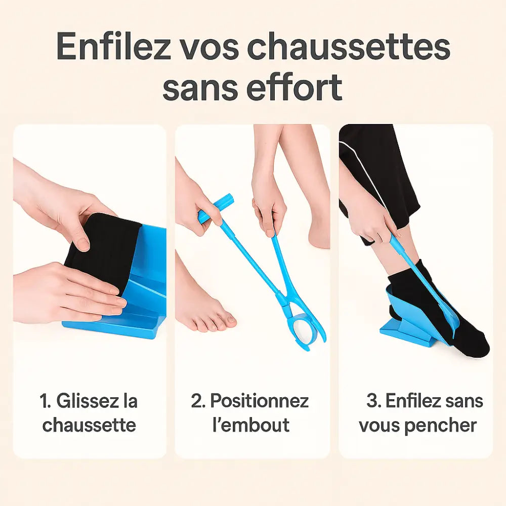 Enfile-Chaussettes Ergonomique – Skinovaa EasySock™ – Image 5