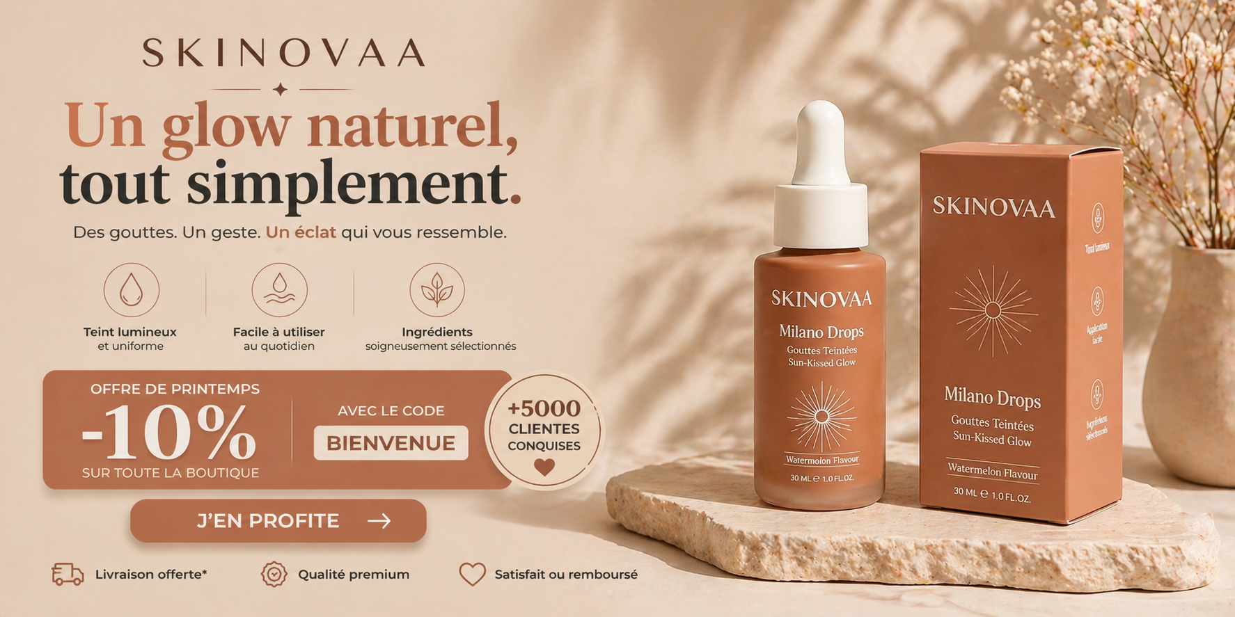Un glow naturel tout simplement